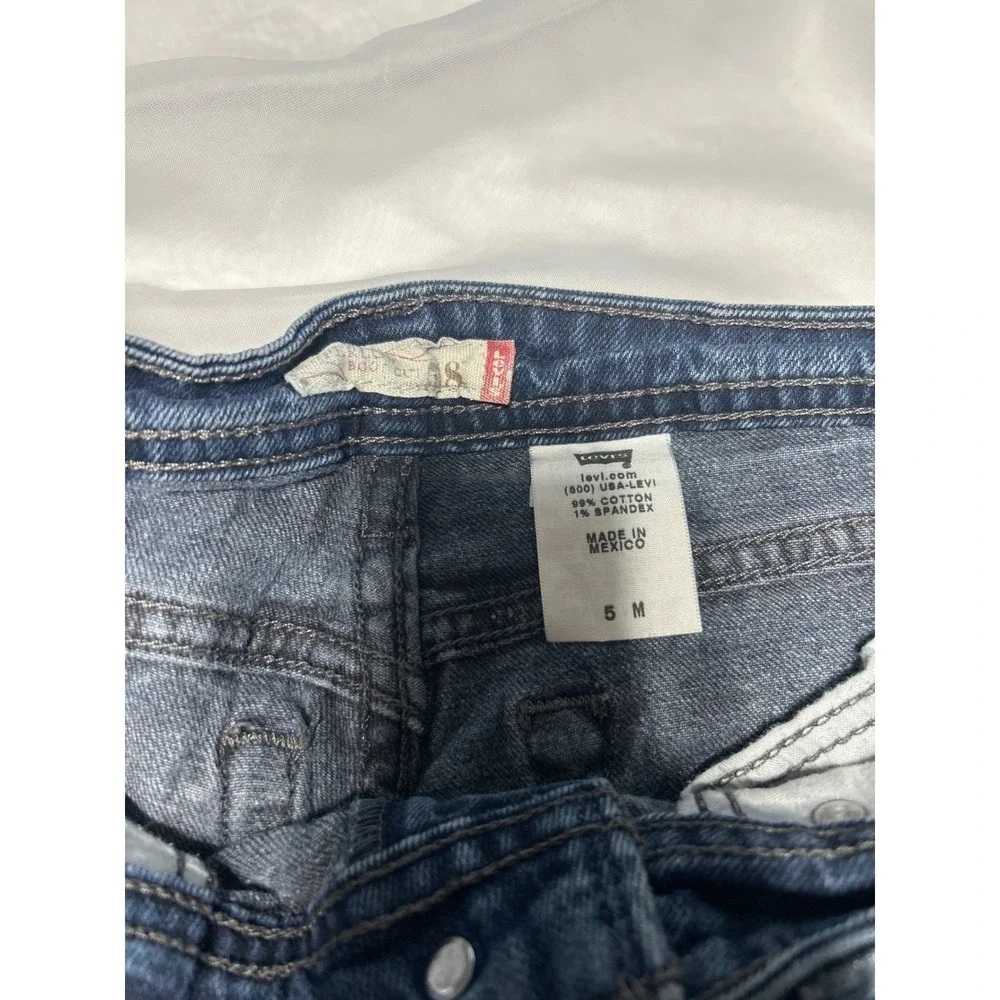 Levi's‎ Bootcut Jeans Women's Dark Wash Denim Low Rise Stretch Casual Size 5
